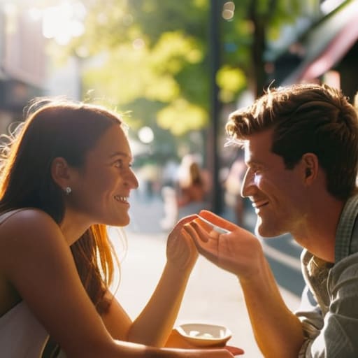 How to start a conversation with a stranger.